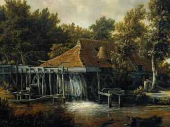 梅因德爾特 霍貝瑪 Mill,Detail 梅因德爾特 霍貝瑪 Mill,Detail